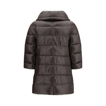 Herno Gray Polyester Full-Length Jacket