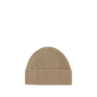 Ami Paris Beige Wool Oves Aries Beanie
