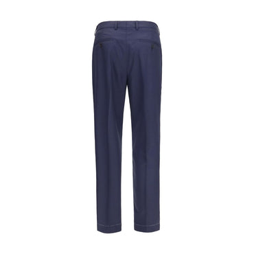 Brunello Cucinelli Blue Wool Oves Aries Dress Pants