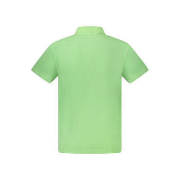 Hugo Boss Green Cotton Men's Polo