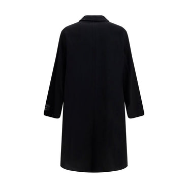 MM6 Black Wool Oves Aries Coat