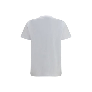 Ganni White Cotton T-Shirt