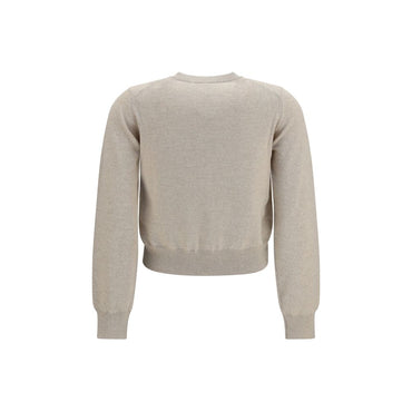 Maison Kitsuné Beige Cotton Cardigan