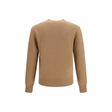 Ami Paris Brown Cashmere Sweatshirt
