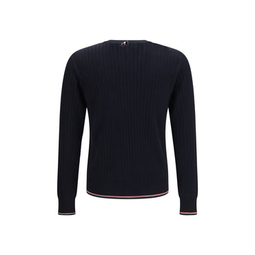 Thom Browne Blue Wool Oves Aries Sweatshirt
