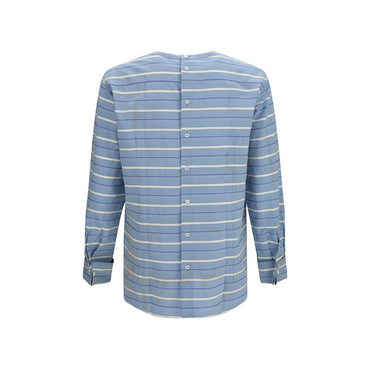 Prada Blue Cotton Shirt