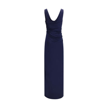 Versace Blue Viscose Casual Dress