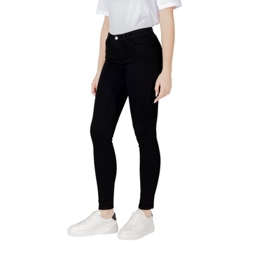 Armani Exchange Black Cotton Skinny Jeans