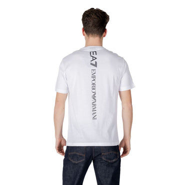 EA7 Emporio Armani Black And White Cotton Sportswear