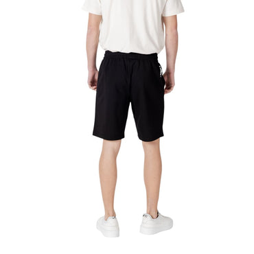 EA7 Emporio Armani Black Cotton Bermuda Shorts