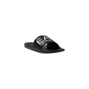EA7 Emporio Armani Black And White Pvc Slippers