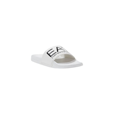 EA7 Emporio Armani White Pvc Slippers