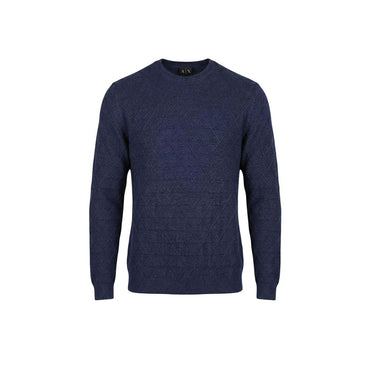 Armani Exchange Blue Viscose Sweatshirt