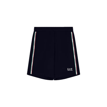 EA7 Emporio Armani Blue Cotton Knee Length