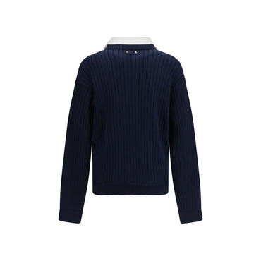 Balenciaga Blue Cotton Sweatshirt