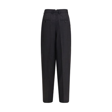 Ami Paris Black Wool Oves Aries Dress Pants