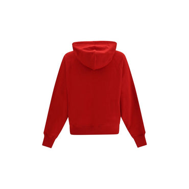 Ami Paris Red Cotton Sweatshirt
