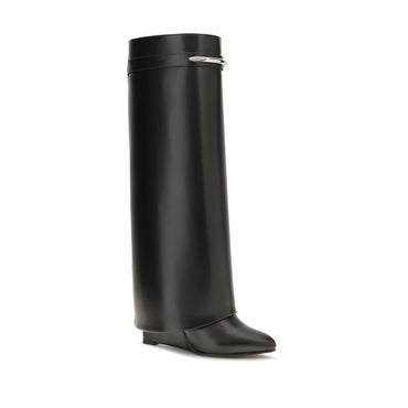 Givenchy Black Calf Leather Bos Taurus Boots