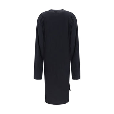 Balenciaga Black Cotton Casual Dress