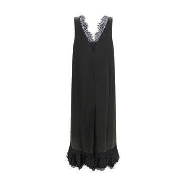 Ganni Black Acetate Casual Dress