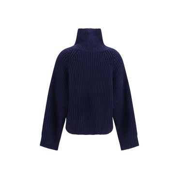 Ganni Blue Wool Oves Aries Sweatshirt