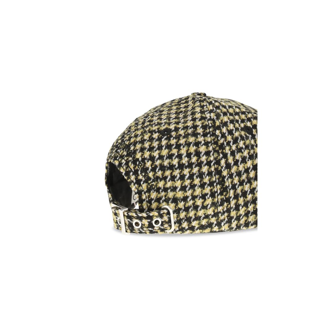 Ganni Multicolor Marabou Cap (Baseball Hat)
