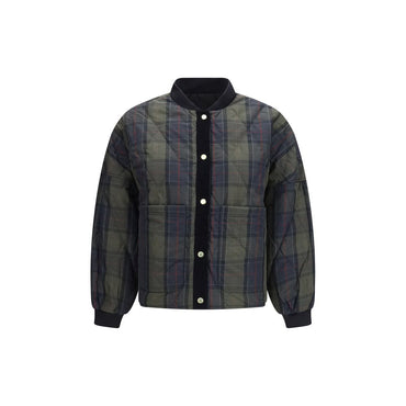 Barbour Black Polyester Bomber