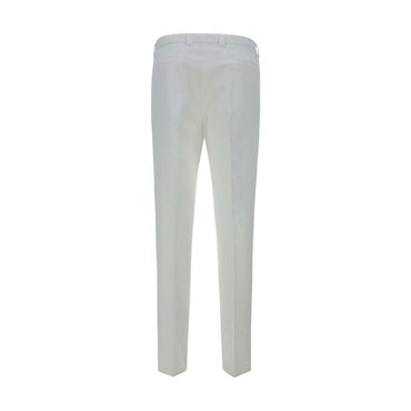 Brunello Cucinelli White Cotton Casual Pants