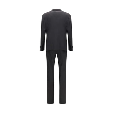 Giorgio Armani Black Wool Oves Aries Two-Piece Suit