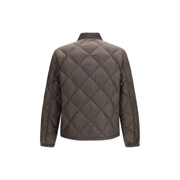 Prada Bicolor Recycled Polyester Full-Length Jacket