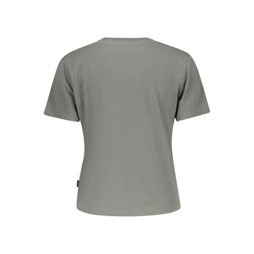 Converse Grey Cotton Women's T-Shirt
