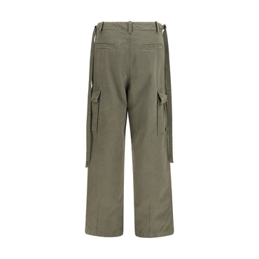 Fendi Bicolor Cotton Cargo Pants