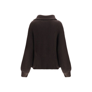 Brunello Cucinelli Brown Cashmere Cardigan