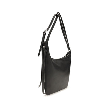 Fendi Black Calf Leather Bos Taurus Shoulder Bag