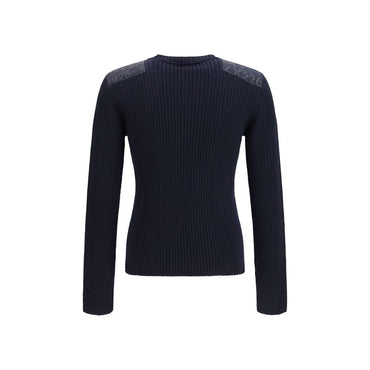 Fendi Blue Wool Oves Aries Sweatshirt