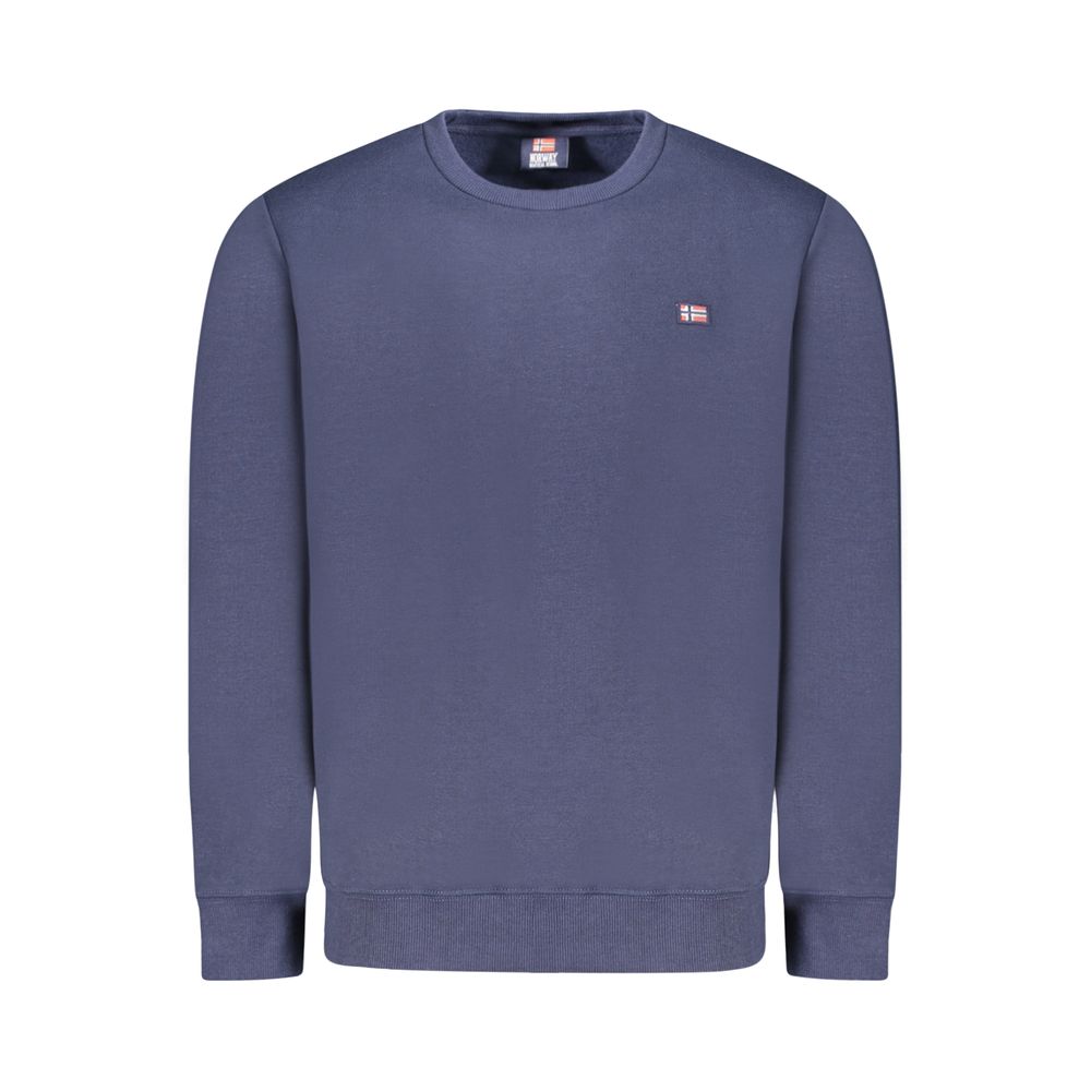 Norway 1963 Blue Cotton Men Sweater