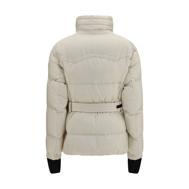 Moncler Grenoble Beige Polyester Full-Length Jacket