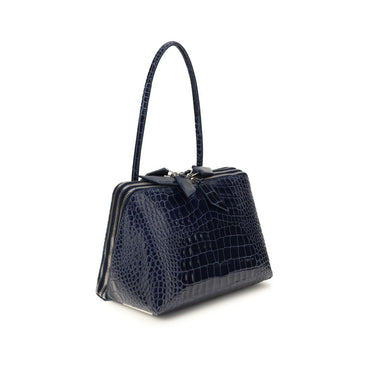 The Attico Blue Calf Leather Bos Taurus Shoulder Bag