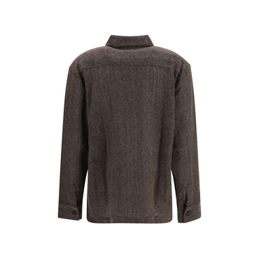 Missoni Brown Cashmere Dress Shirt