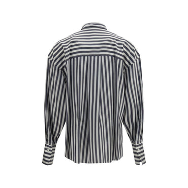 Brunello Cucinelli Multicolor Silk Shirt