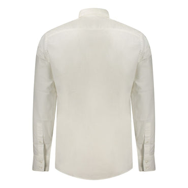Hugo Boss White Cotton Men's Shirt