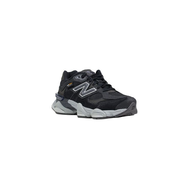 New Balance Black Suede Leather Chunky Sneakers