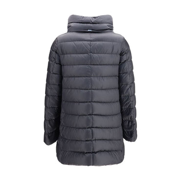 Herno Black Polyamide Full-Length Jacket
