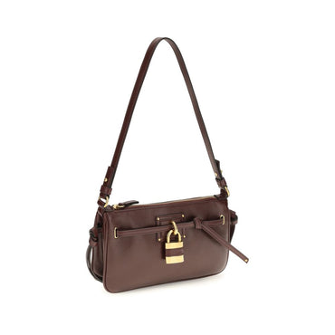 Chloé Bordeaux Calf Leather Bos Taurus Shoulder Bag