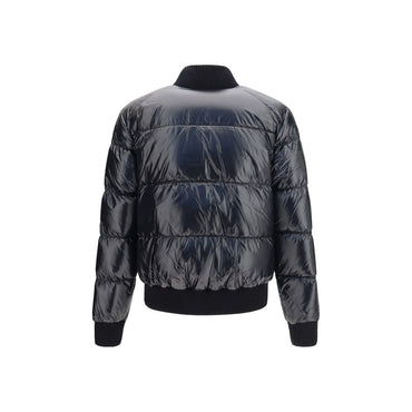 Moose Knuckles Black Nylon Bomber