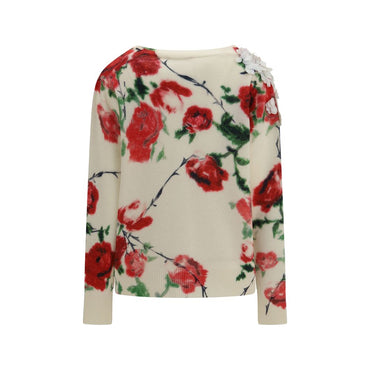 Blumarine Beige Wool Oves Aries Cardigan