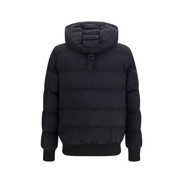 Moose Knuckles Black Nylon Full-Length Jacket