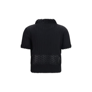 Alexander McQueen Black Viscose T-Shirt
