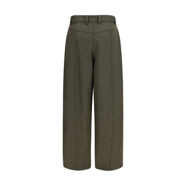 Moncler Grenoble Bicolor Wool Oves Aries Casual Pants