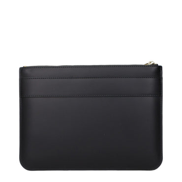 Comme Des Garçons Black Leather Clutch Bag